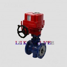 進(jìn)口電動(dòng)防爆V型球閥-紙漿、礦漿V型切斷球閥
